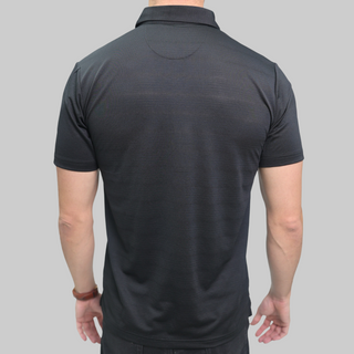 PREMIUM POLO SHIRT MENS - BLACK (WHOLESALE) Obsessed Gymwear