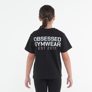 BASIC TEE (JUNIOR) - BLACK Obsessed Gymwear