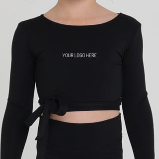 ISOBEL LONG SLEEVE WRAP AROUND (JUNIOR) - (WHOLESALE) Obsessed Gymwear