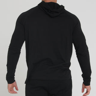 ARLO LONG SLEEVE - BLACK Obsessed Gymwear