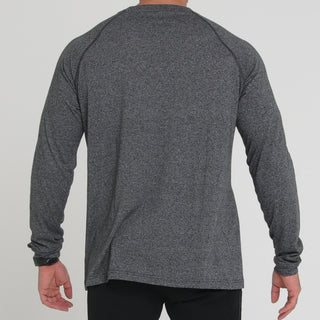 CRUZE LONG SLEEVE - GREY Obsessed Gymwear