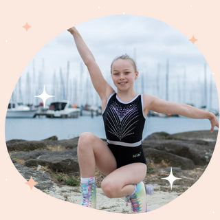 GALAXY BLACK LEOTARD Obsessed Gymwear