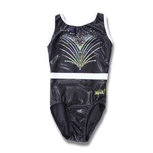 GALAXY BLACK LEOTARD Obsessed Gymwear