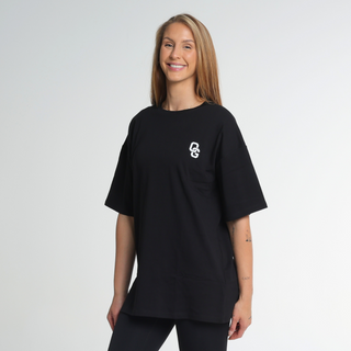 UNISEX OVERSIZED TEE - BLACK Obsessed Gymwear