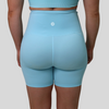 Load image into Gallery viewer, CIARA HIGH WAISTED SHORTS - ICE BLUE