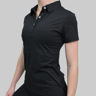 PREMIUM POLO SHIRT - BLACK Obsessed Gymwear