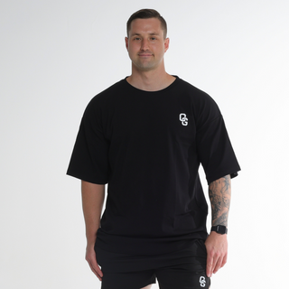 UNISEX OVERSIZED TEE - BLACK Obsessed Gymwear