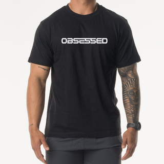 UNISEX BASIC TEE - BLACK Obsessed Gymwear