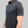 PREMIUM POLO SHIRT MENS - BLACK (WHOLESALE)