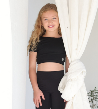 ISOBEL WRAP AROUND (JUNIOR) - BLACK