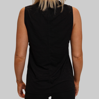 AMAYA TANK SINGLET - BLACK