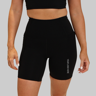 SKYLAR BIKE SHORTS (POCKETS) - (WHOLESALE) Obsessed Gymwear