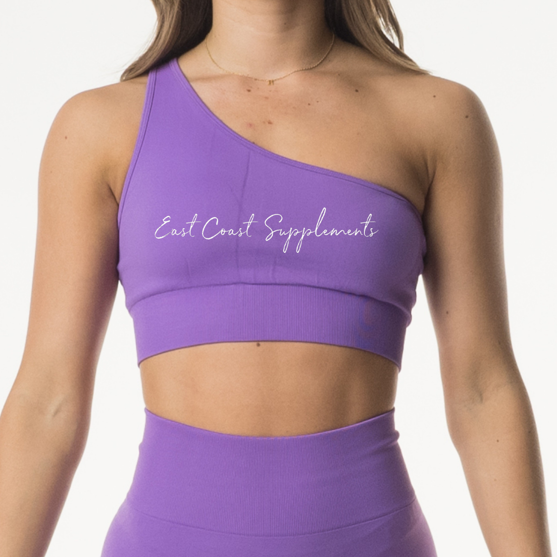 MALIBU SEAMLESS ONE SHOULDER CROP - (WHOLESALE)