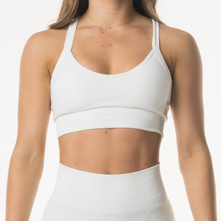 MALIBU SEAMLESS CROSSOVER CROP - (WHOLESALE) Obsessed Gymwear