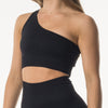 MALIBU SEAMLESS ONE SHOULDER CROP