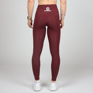 RAVEN TIGHTS - MAROON Obsessed Gymwear