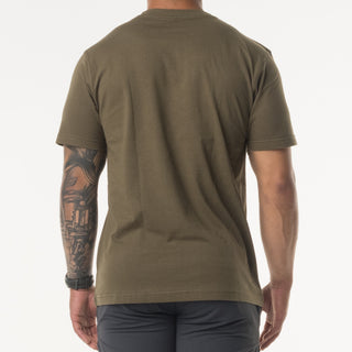UNISEX BASIC TEE - KHAKI Obsessed Gymwear