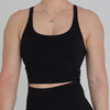 AALIYAH CROP - BLACK