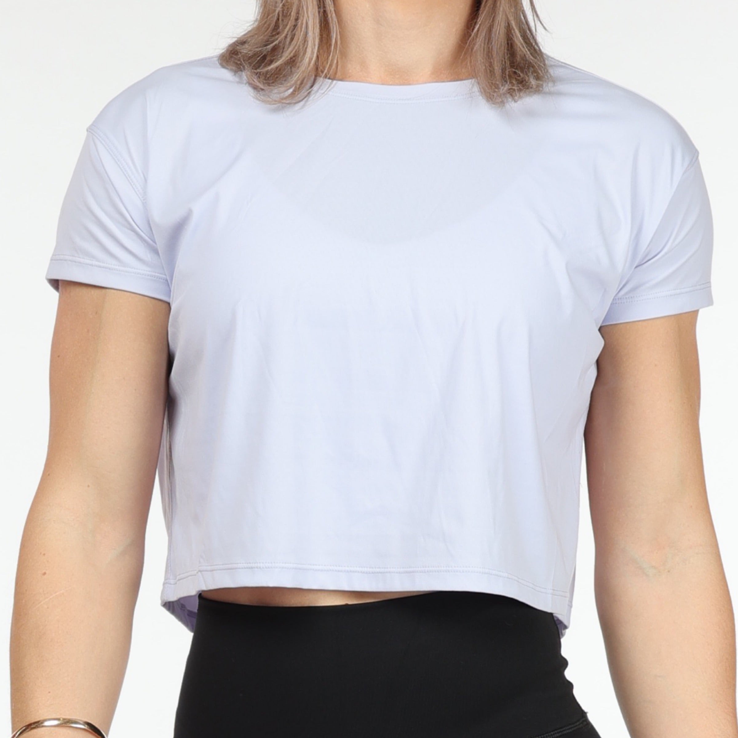 SERENA OVERSIZED CROPPED TEE - (WHOLESALE)