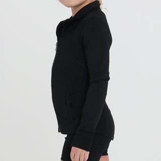 ALIGN JACKET (JUNIOR) - BLACK Obsessed Gymwear