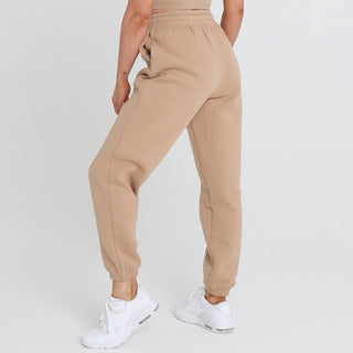 OVERSIZED TRACK PANTS - BEIGE Obsessed Gymwear