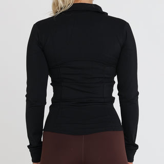 ALIGN JACKET - BLACK Obsessed Gymwear