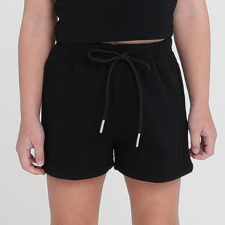 SWEAT SHORTS (JUNIOR) - BLACK Obsessed Gymwear