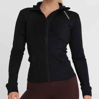 ALIGN JACKET - BLACK Obsessed Gymwear