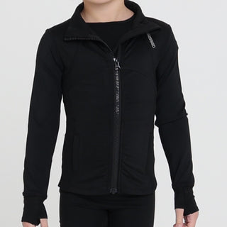 ALIGN JACKET (JUNIOR) - BLACK Obsessed Gymwear