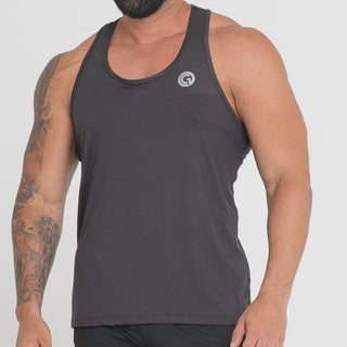 RYKER BAMBOO SINGLET - CHARCOAL