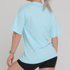 OVERSIZED UNISEX TEE - ICE BLUE