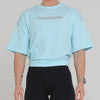 OVERSIZED UNISEX TEE - ICE BLUE