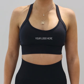 MALIBU SEAMLESS CROSSOVER CROP - (WHOLESALE) Obsessed Gymwear