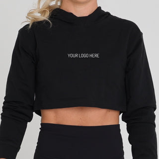 HARLEY CROPPED HOODIE - (WHOLESALE) Obsessed Gymwear