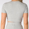 SERENITY RIBBED SET - GREY