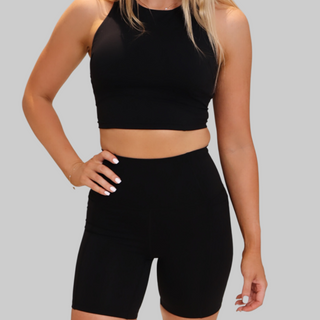 SKYLAR BIKE SHORTS (POCKETS) Obsessed Gymwear